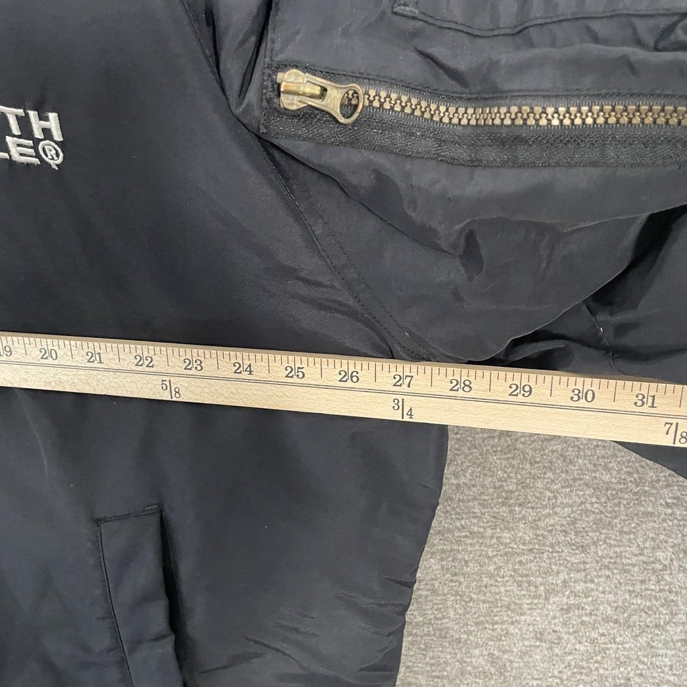 Southpole Jacket Mens XL Black Hooded Down Puffer Bomber Full Zip Winter Nylon - Picture 9 of 12